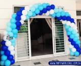 Blue Balloon Arch Singapore Party Warehouse Centre Give Fun