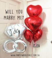 Will You Marry Me Wedding Balloons Singapore Party Wholesale Centre
