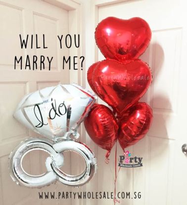 Will You Marry Me Wedding Balloons Singapore Party Wholesale Centre