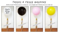 Wedding Tassel Frills balloons Singapore Party Wholesale Centre
